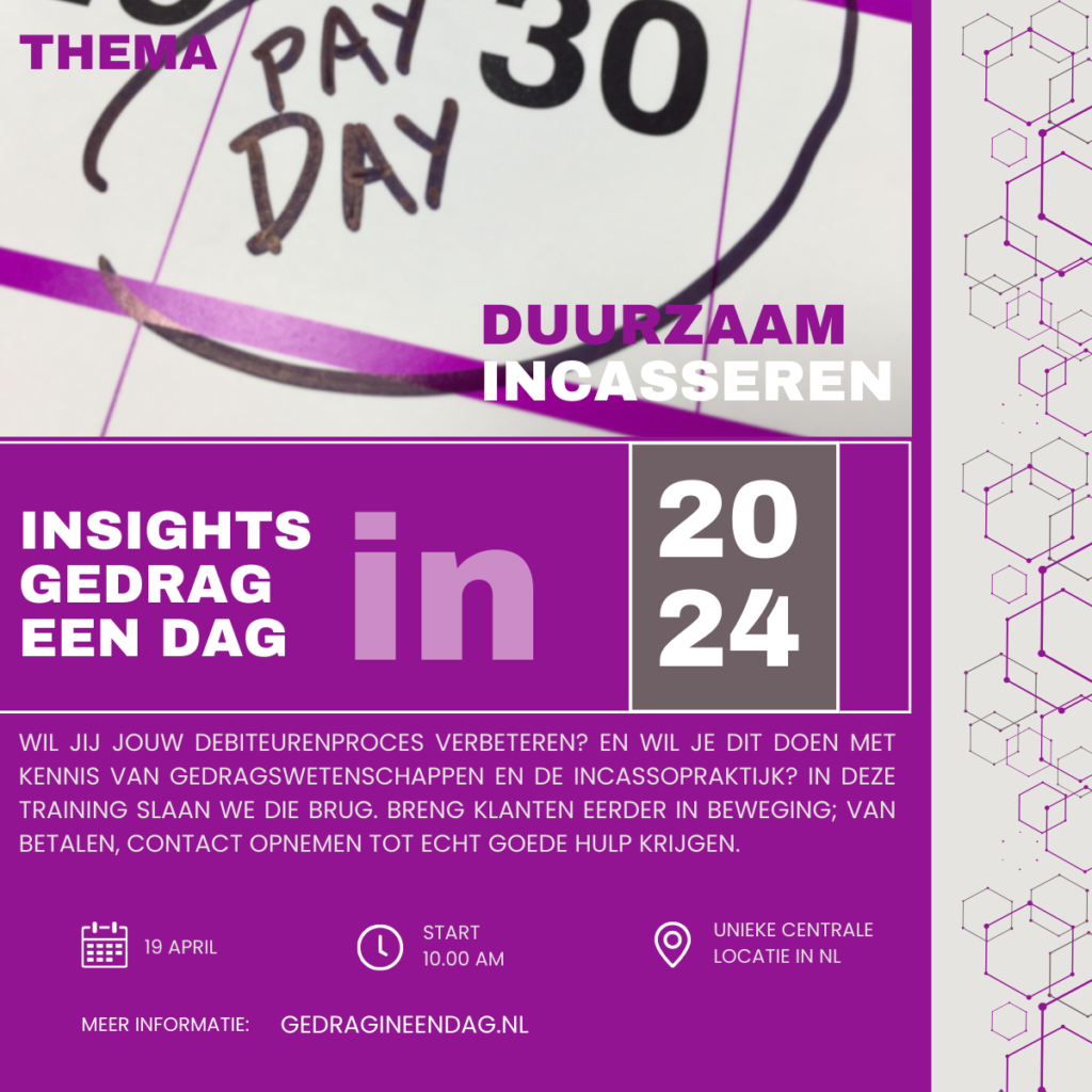 Duurzaam incasseren training